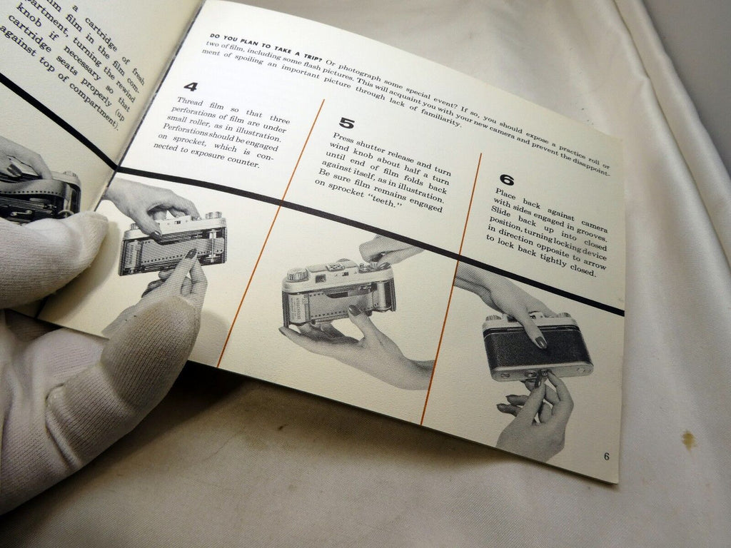 Argus C-44 rangefinder  Camera Instructions Guide Manual English