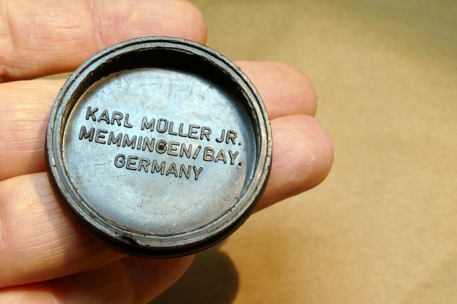 Novoflex Muller Jr. LENS CAP 34mm  35MM FRONT LENS CAP GERMANY slip on  type