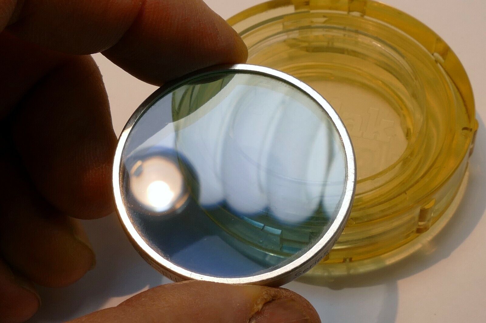 Kodak Photoflood  no 80B Blue  drop in series 6 VI  filter 41.3mm