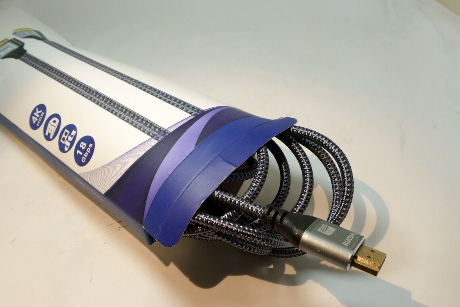 HDMI 4K Cable 60Hz High Speed Cord 1080P Premium Mesh 20 feet gold plated