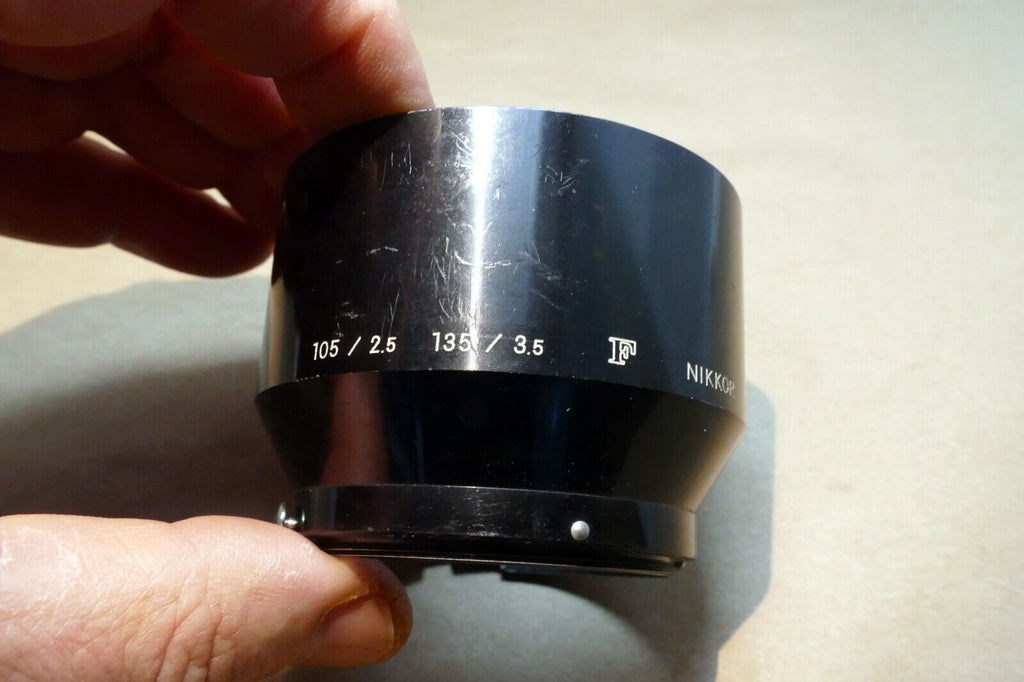 Nikon F Nikkor  Lens Hood Shade for  52mm rim  105mm f2.5 10.5cm f2.8 f4 micro