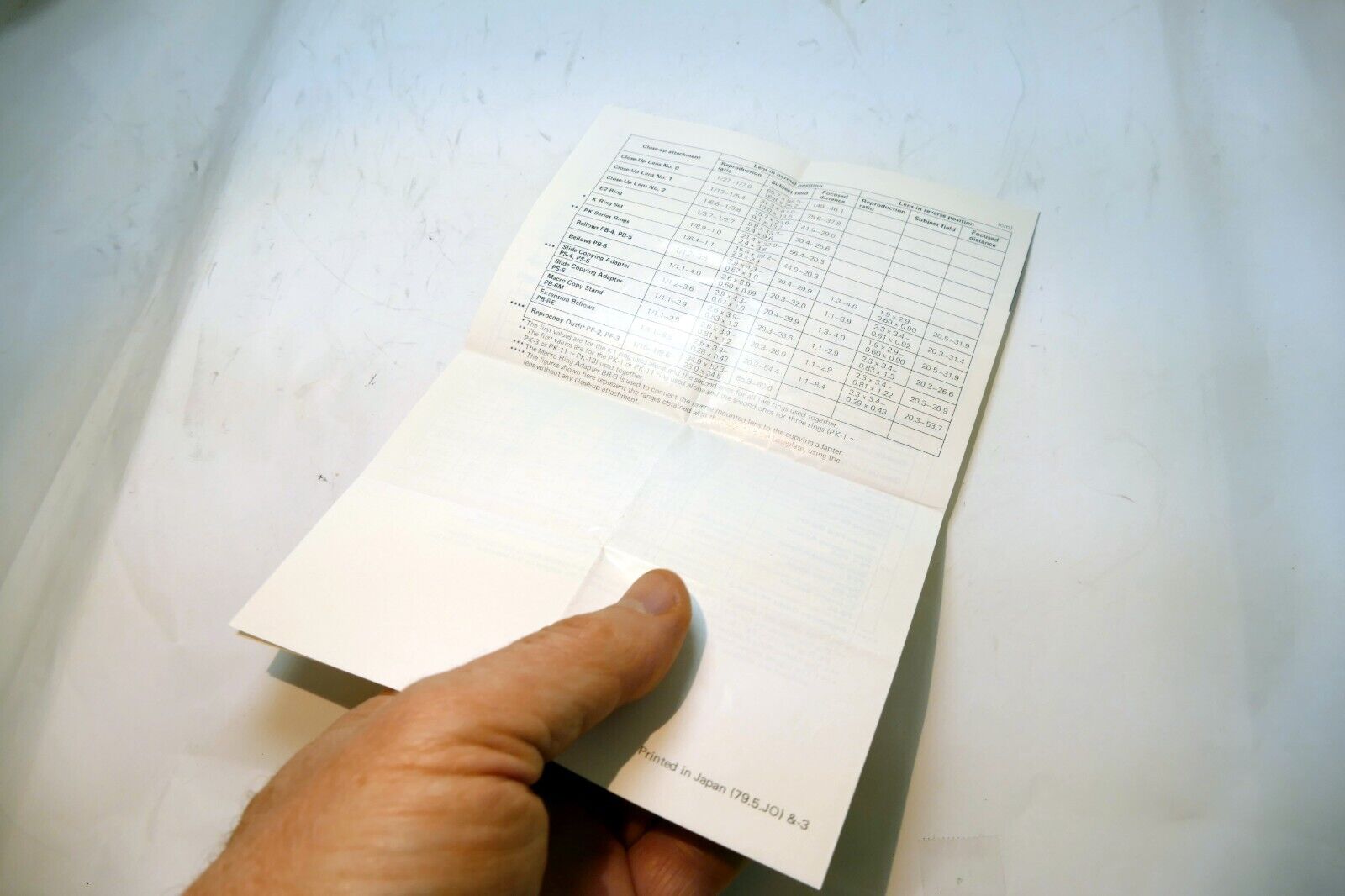 Nikon E series 50mm f1.8 Ai-s FLENS Instruction Guide Manual 1979