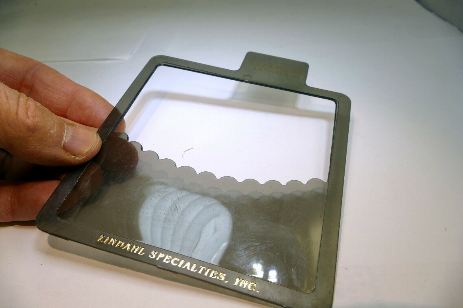 High Bottom Arc Lindahl Smoke Gray Vignette 4.5X4.5" Clearflex 