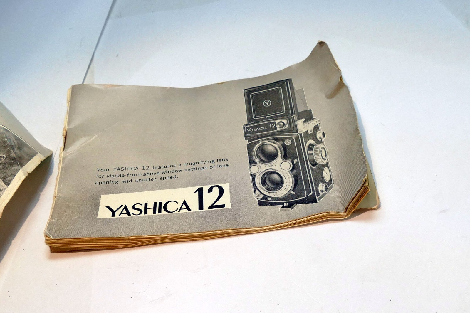 Yashica TLR 12 Camera guide manual  Booklet 66 vintage 6X6
