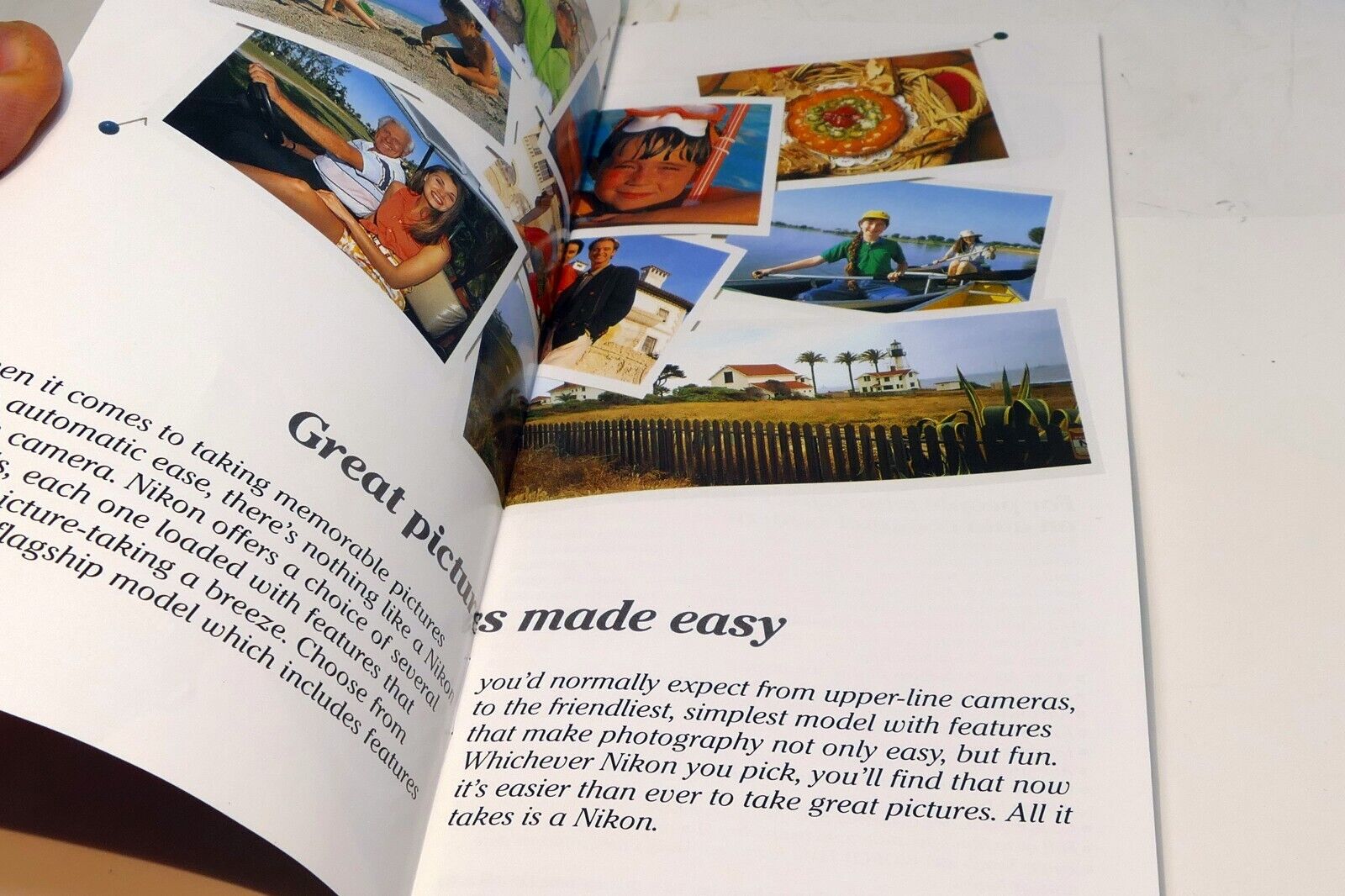 Nikon Touch Cameras 35mm Autofocus Compacts Brochure 1993 advertisement add