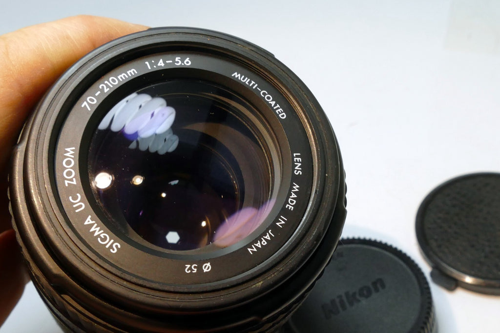 Sigma UC 70-210mm f4-5.6  Ai-s AF lens for Nikon FE FM10 cameras