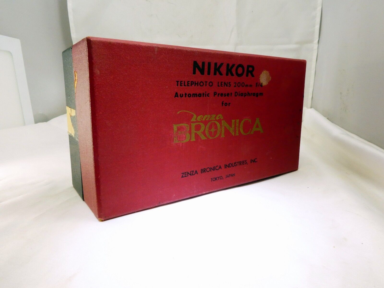 Empty Box for Nikkor Bronica S 200mm f4 6X6 S2