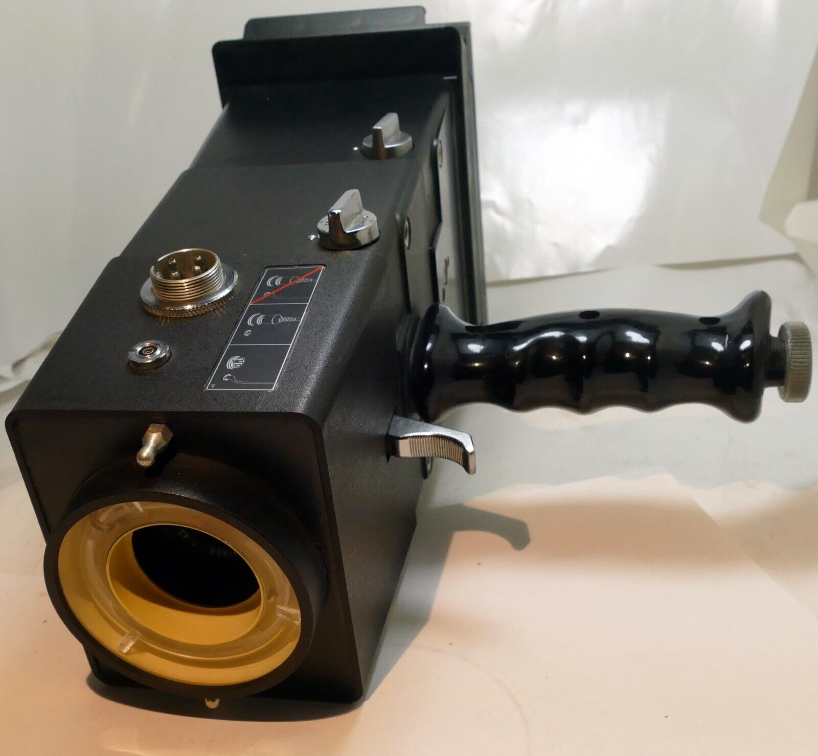 Polaroid CU-5 Land 4X5" Camera 3” Lens w/ custom Macro ring flash orthodontic