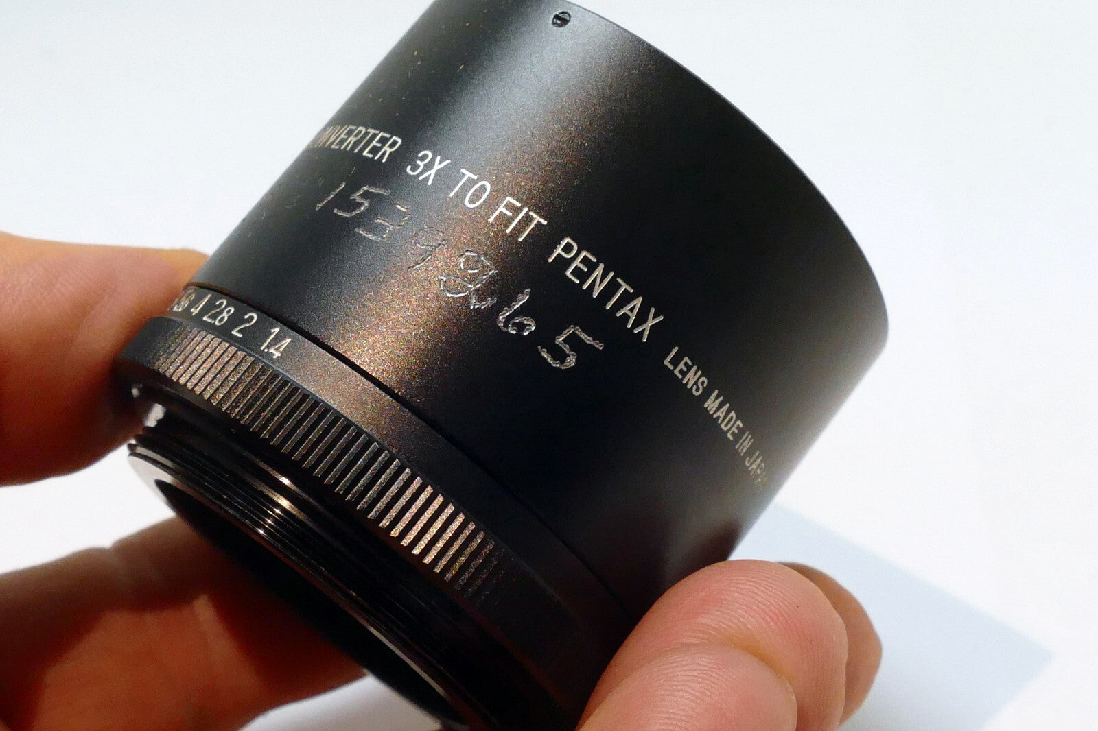 SOLIGOR 3X M42 Lens Tele-converter for Pentax - Universal mount w/ aperture ring