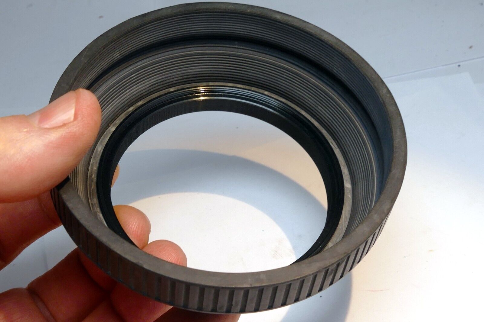 72mm Lens Rubber Hood shade collapsible double threaded for telephoto lenses 300
