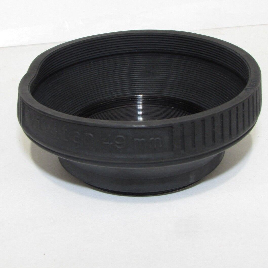 Used Vivitar 49mm Collapsible Rubber Lens Hood screw in type S232321