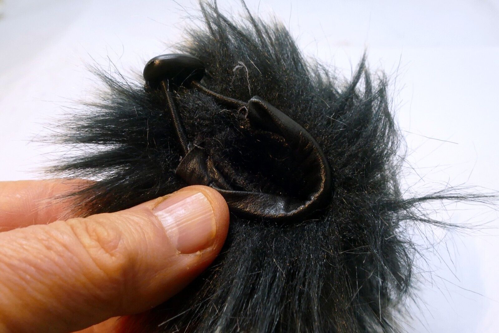 5" long Fur windshield Muff Blimp Cover Hole Standard 20-22mm for shotgun Mic