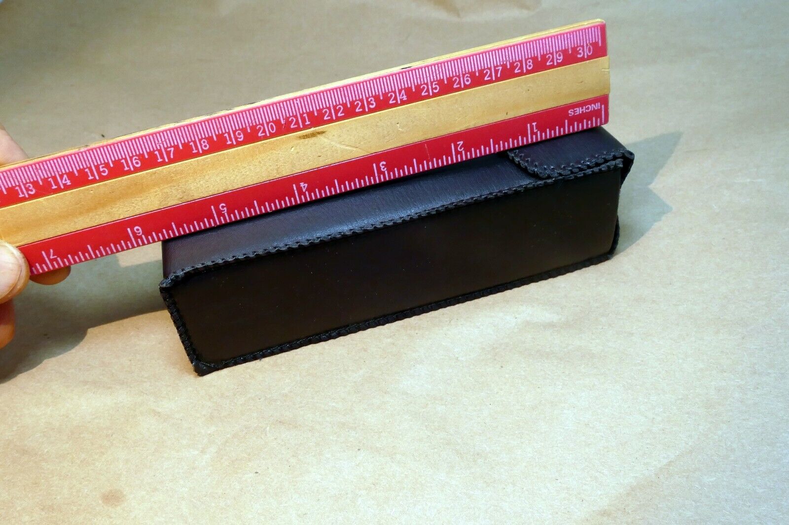 Vintage Leica  case for battery grip winder 6X14cm