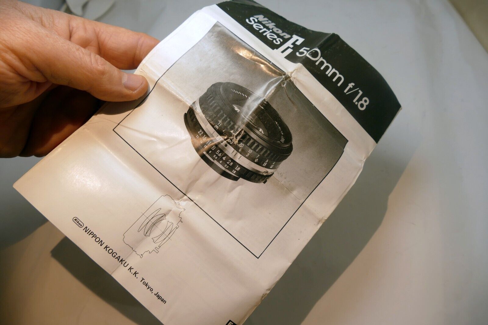 Nikon E series 50mm f1.8  Ai-s LENS Instruction Guide Manual 1983 En Gr Fr Sp