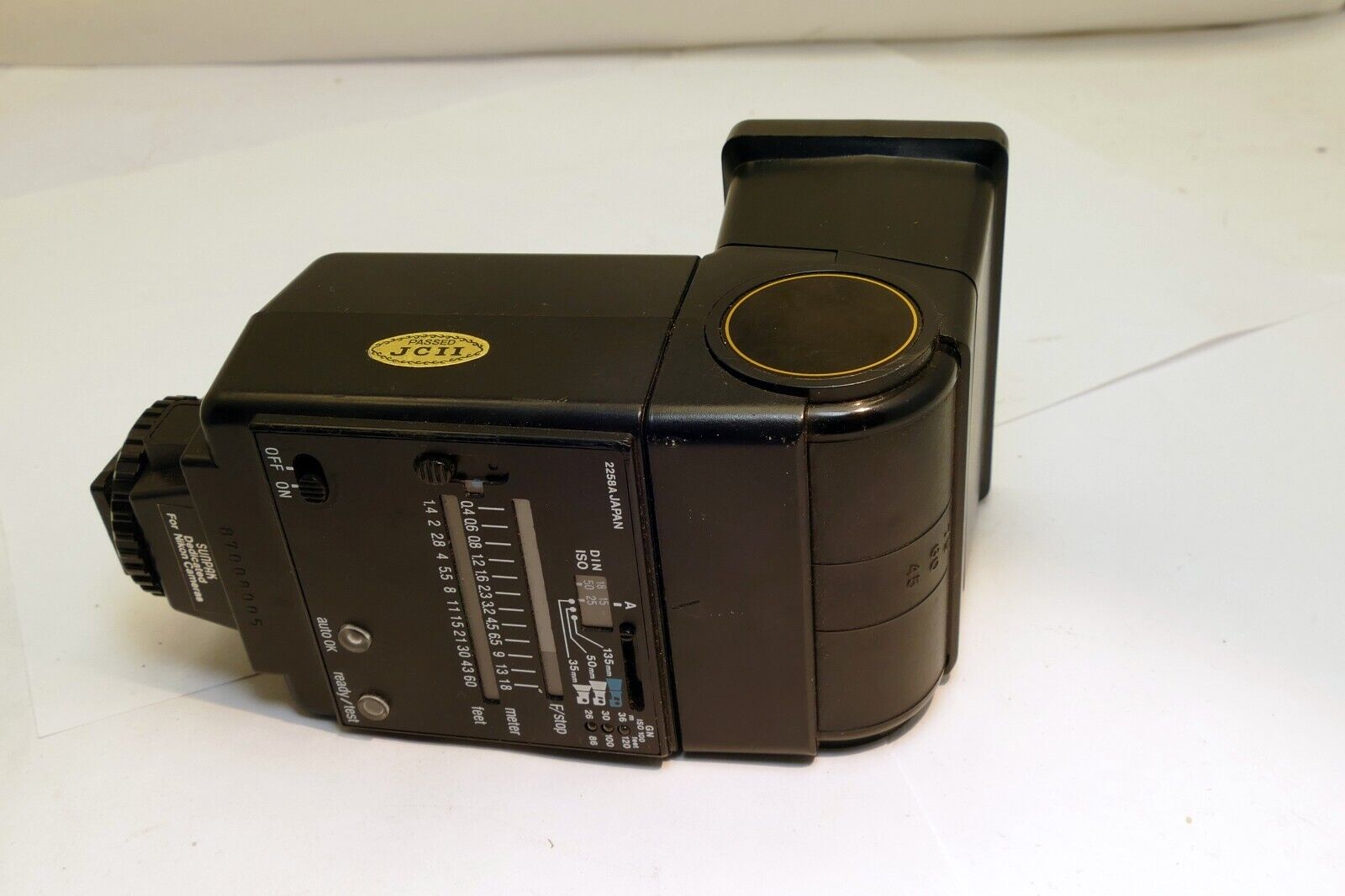 Sunpak Flash auto zoom 344 D for parts or repair AS IS