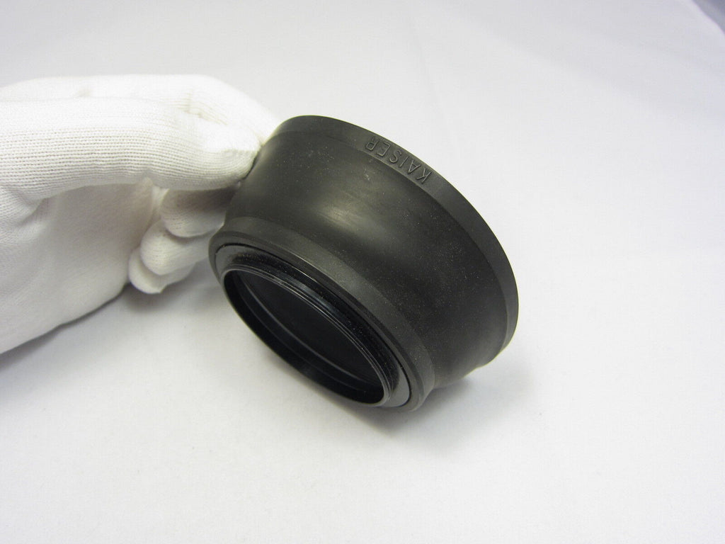 52mm KAISER V5.10010 CFW5 Collapsible Rubber Lens Hood Made in Germany N102014