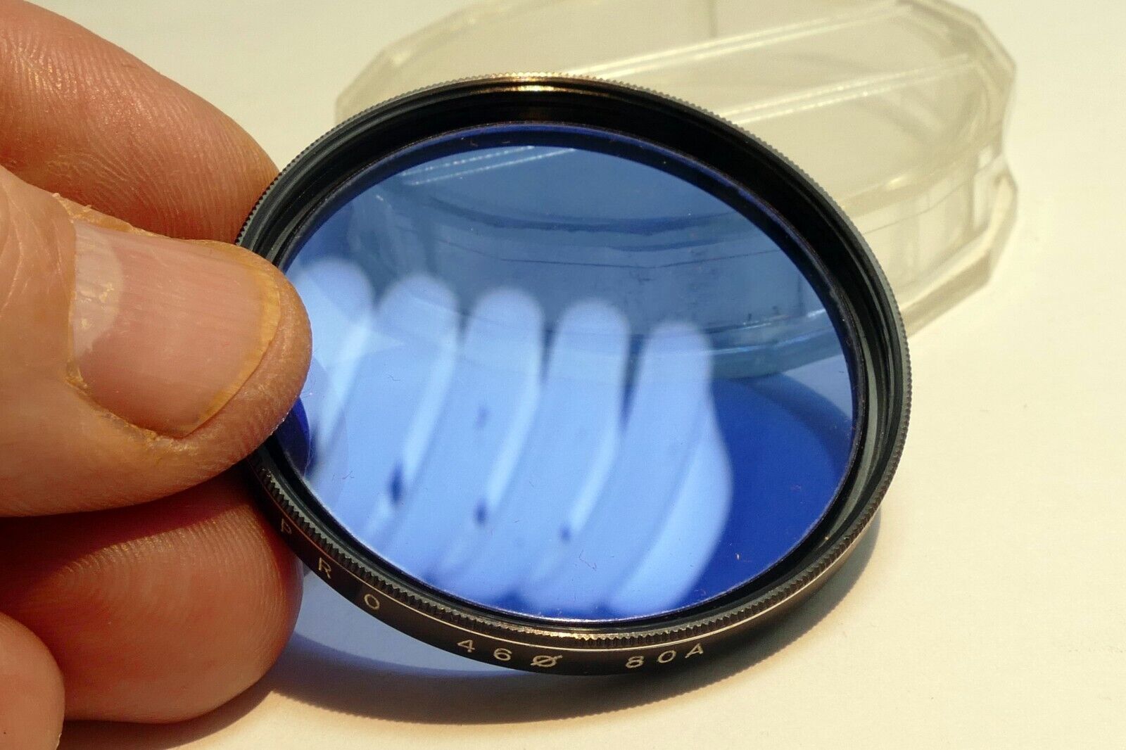 Pro 46mm 80A cooling blue  filter threaded screw in
