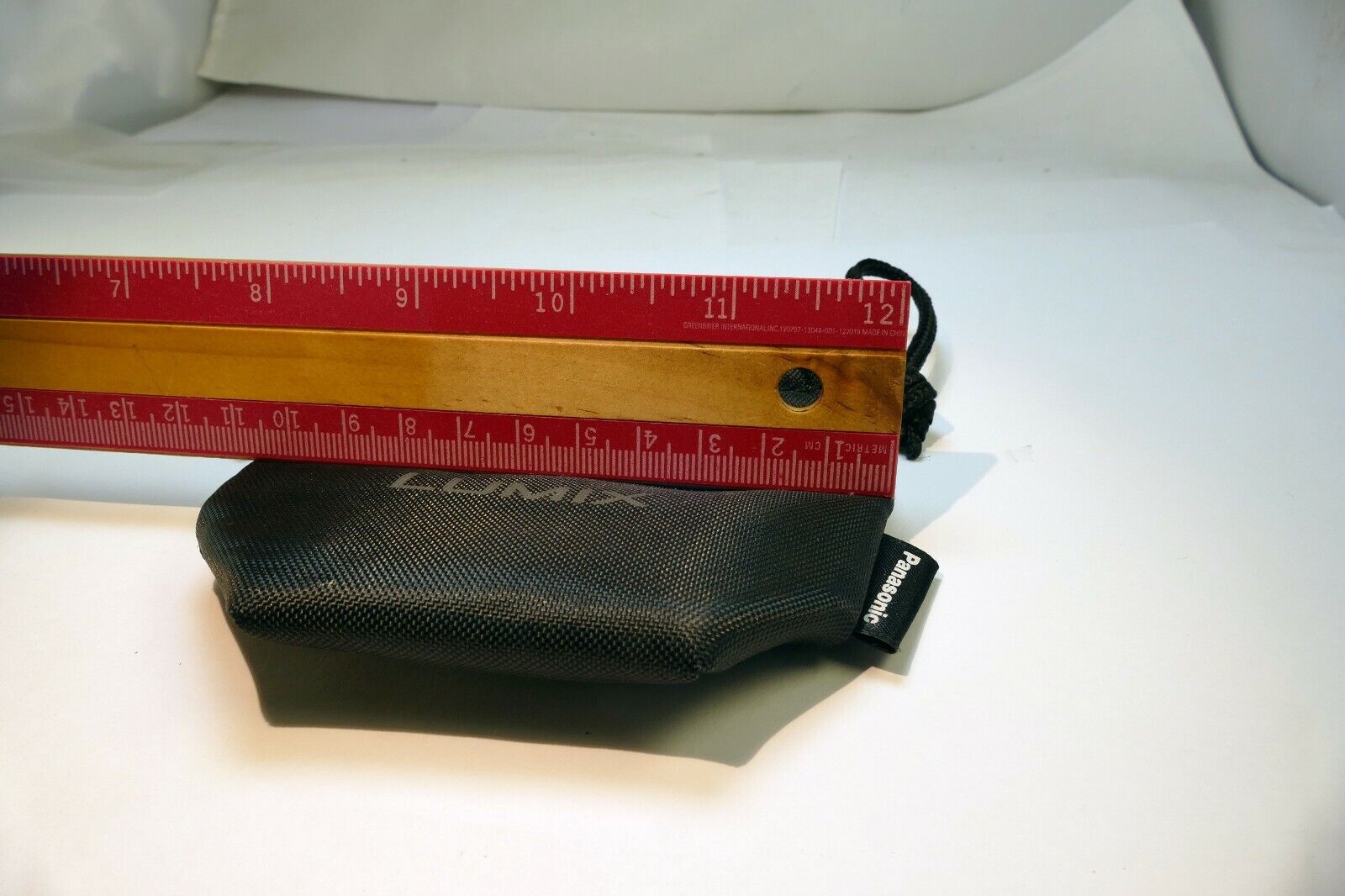 Panasonic Lumix Lens Pouch Drawstring Bag 4x4" for M4/3 14-42mm f3.5-5.6 12.5mm