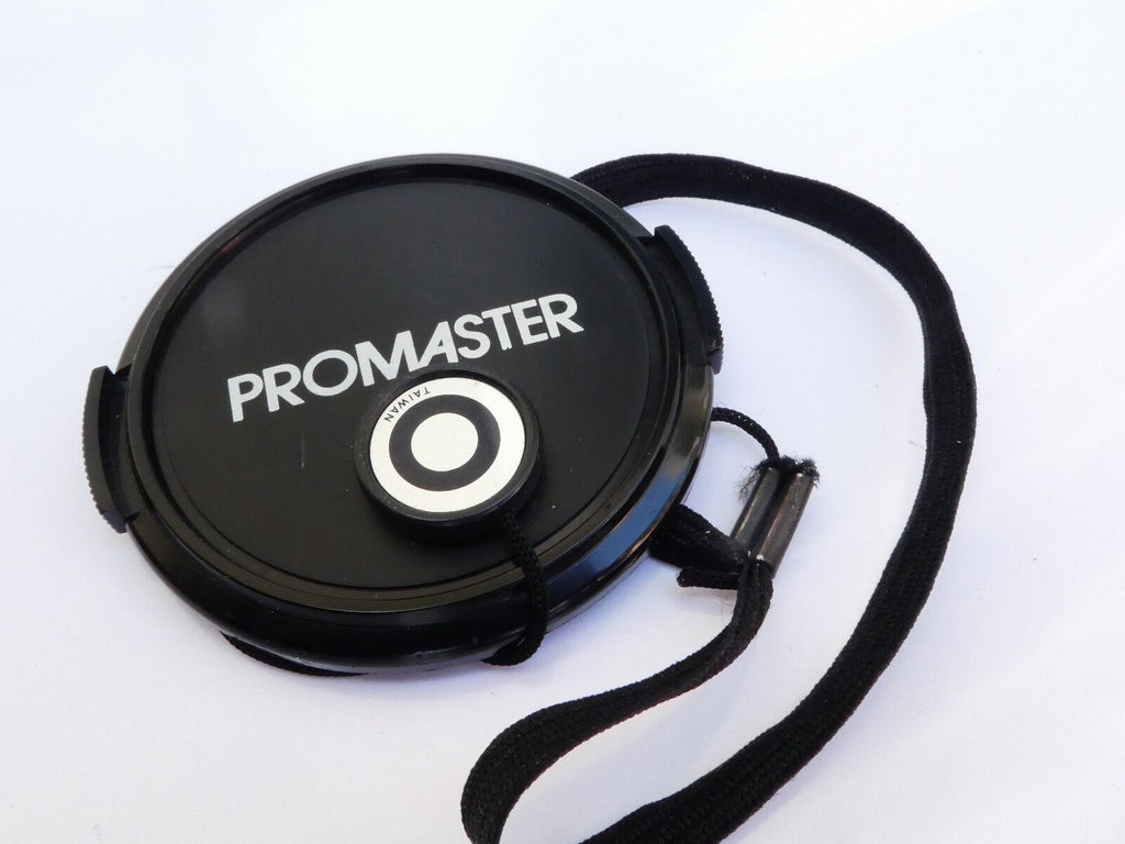 Promaster 52mm Front  Lens cap plastic snap on type 2 Japan with strap