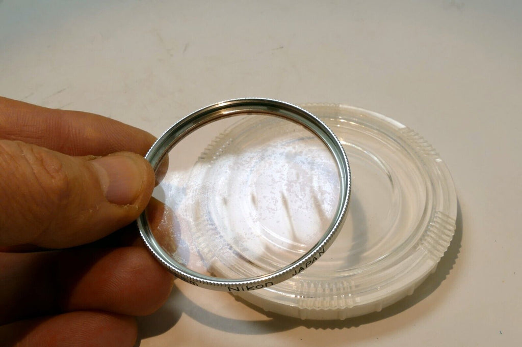 Nikon L1A 52mm Skylight Sky filter with damaged coating Nippon Kogaku Tokyo