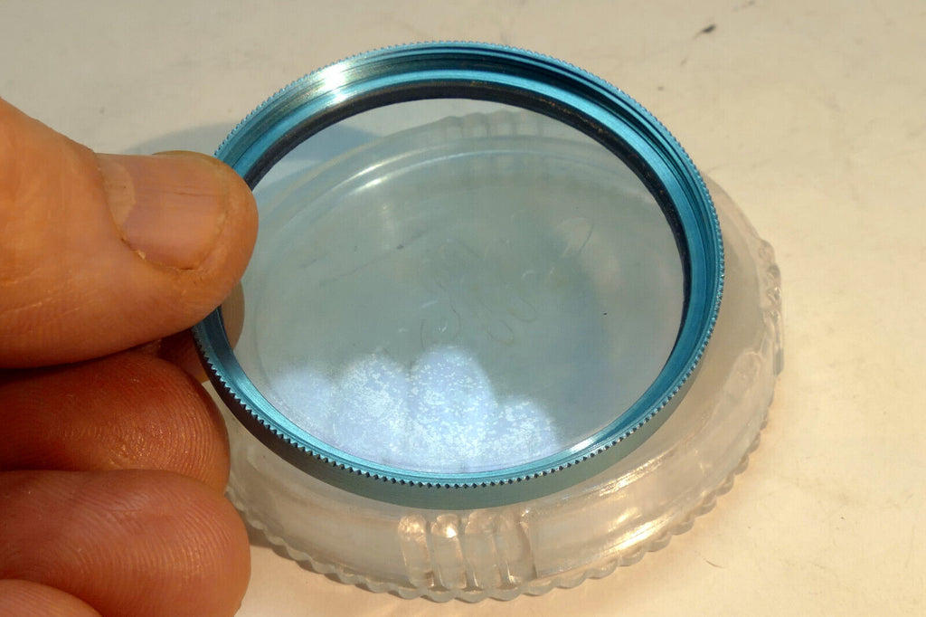 Tiffen 49mm  SF-49M 82A light blue filter threaded (with coating damage)