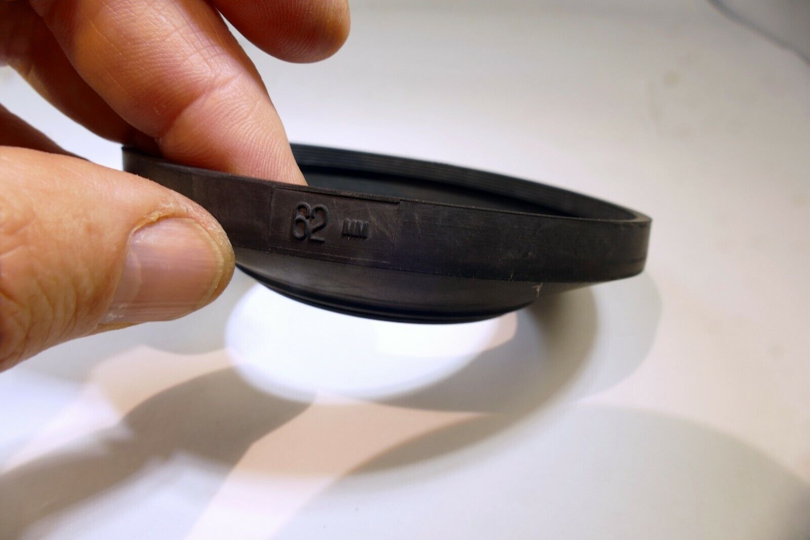 62mm Lens Rubber Hood shade wide angle for 24mm f2.8