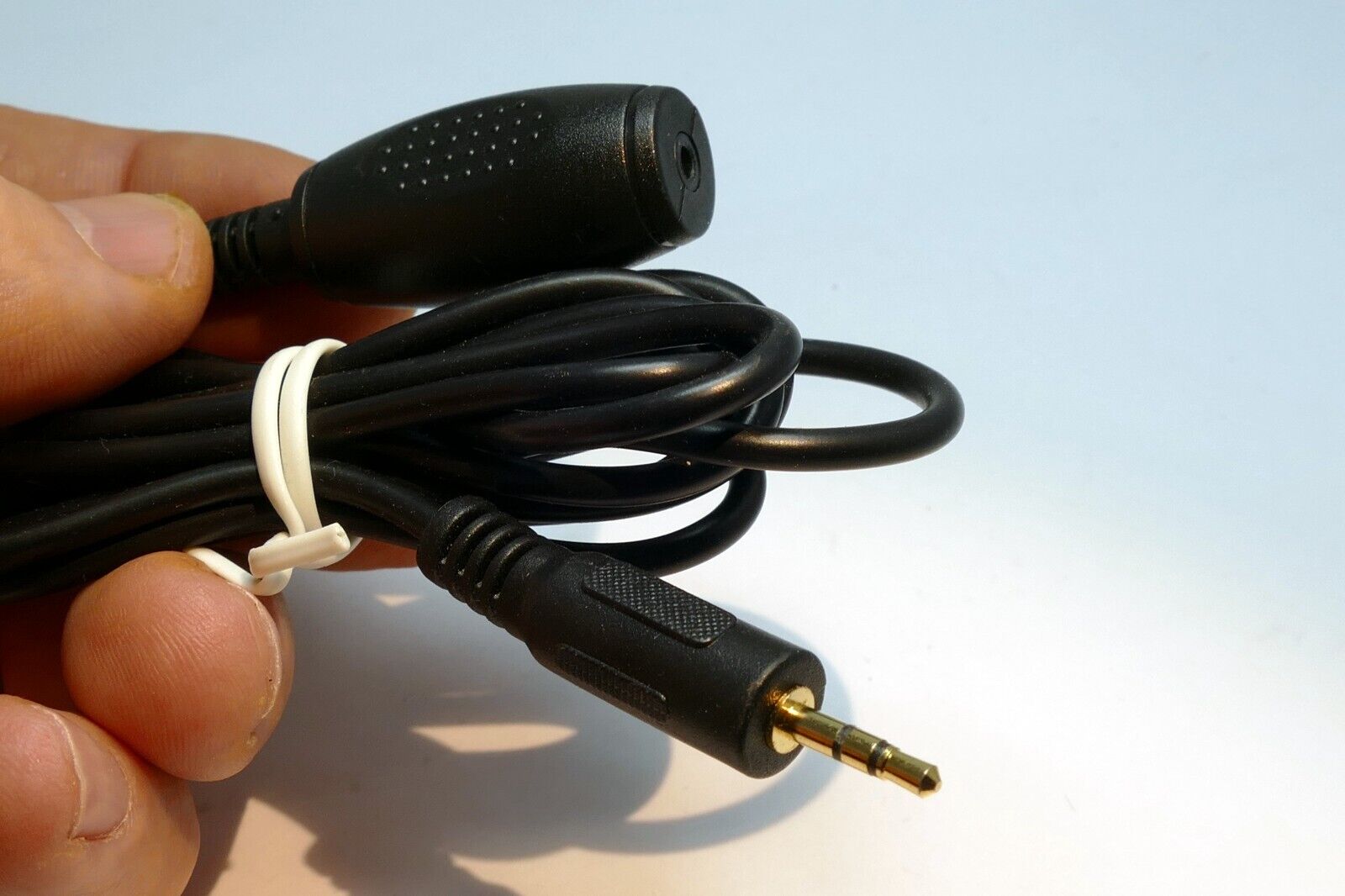 TRS Stereo Male to Female 2.5mm to 2.5mm Audio Cable 2 feet  long  extension