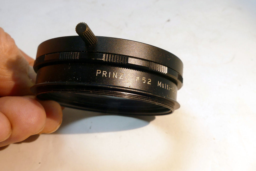Prinz Multi-Star Cross Screen 52mm lens Filter 4 Star Rotating