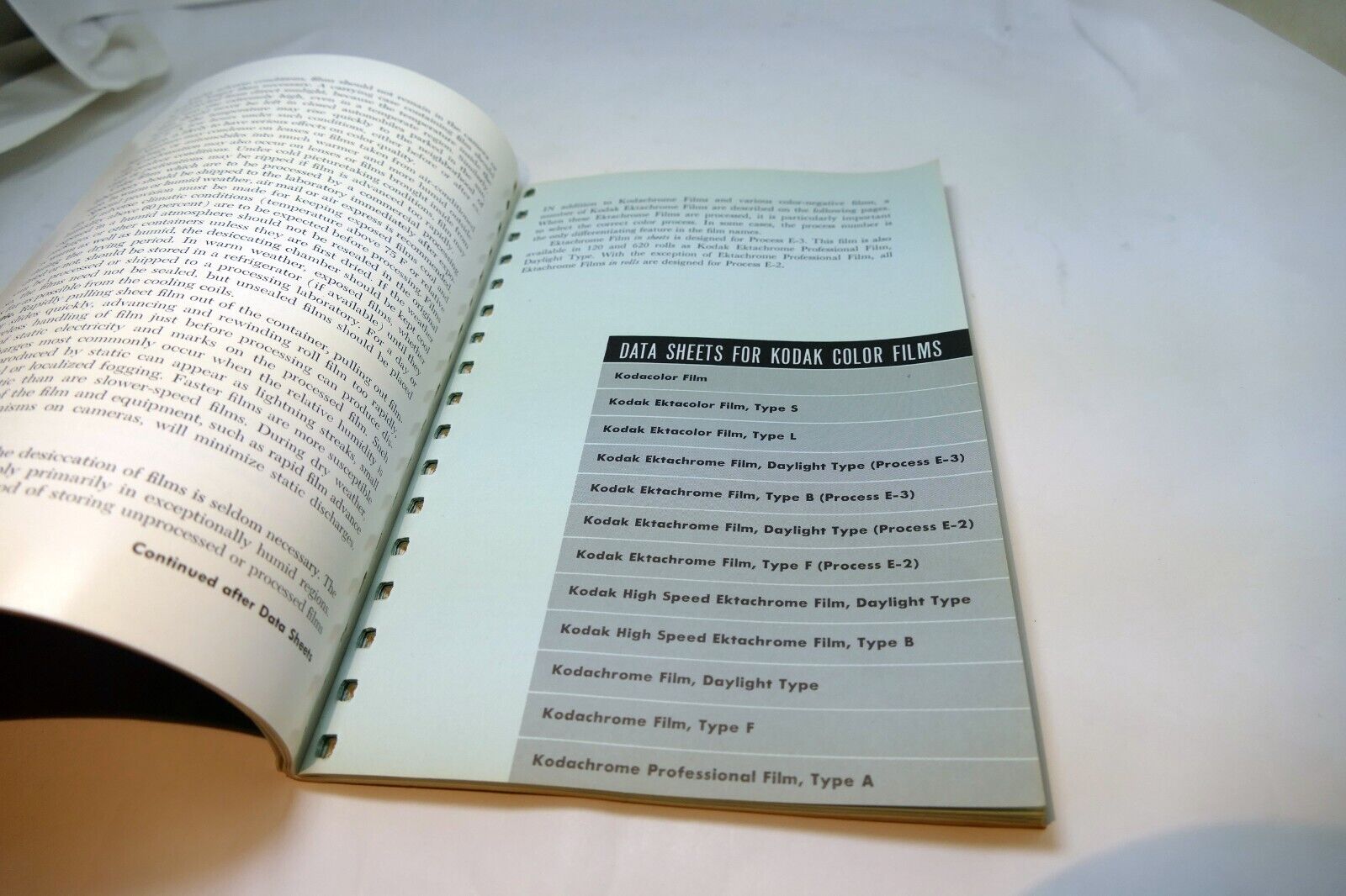 Kodak Color Films Brochure - Data Book third edition 1959 Photo guide