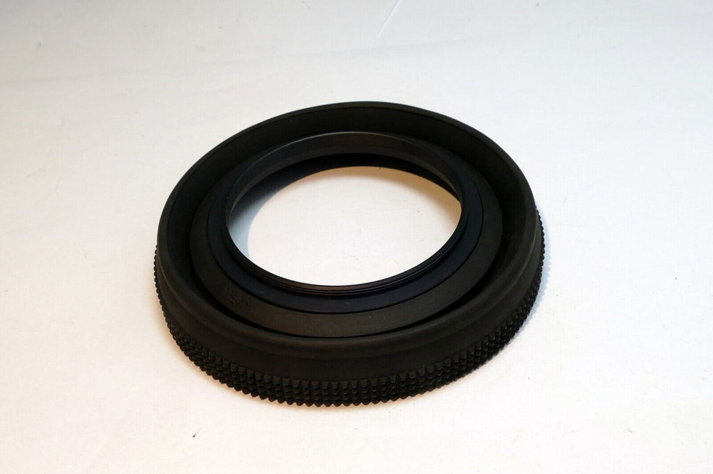 58mm Rubber Lens Hood Shade Double threaded collapsible wide angle