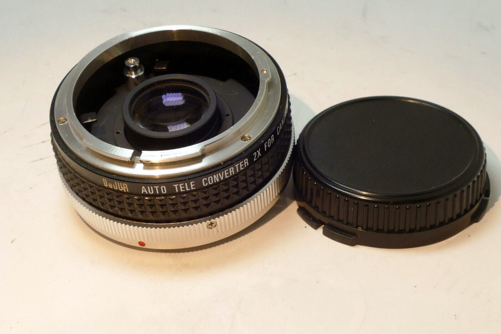 DeJur 2X Teleconverter lens Tele-plus for Canon C / FD  mount  w/ front cap