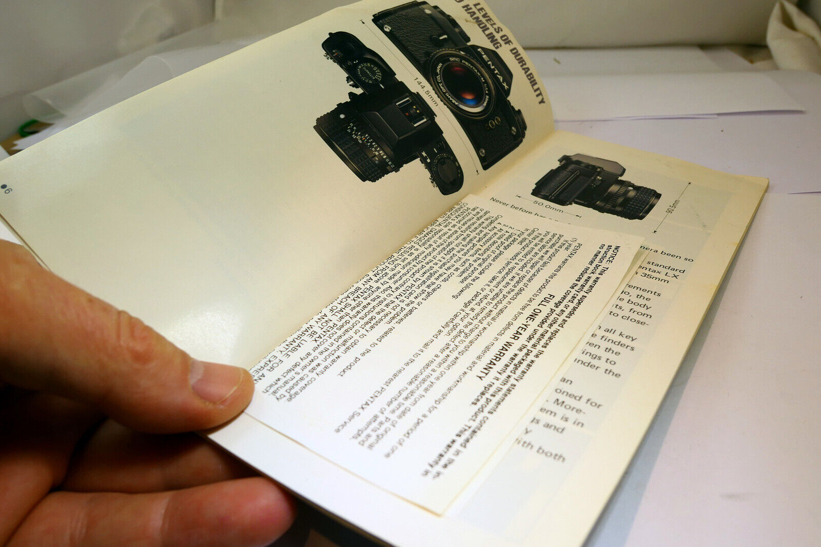 Pentax ILX LX camera  (EN) booklet brochure guide genuine