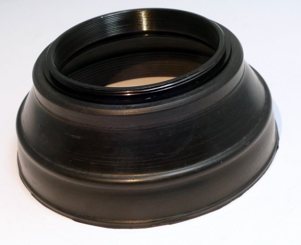 49mm  Rubber Lens Hood Shade  double threaded for 50mm f1.7 f2