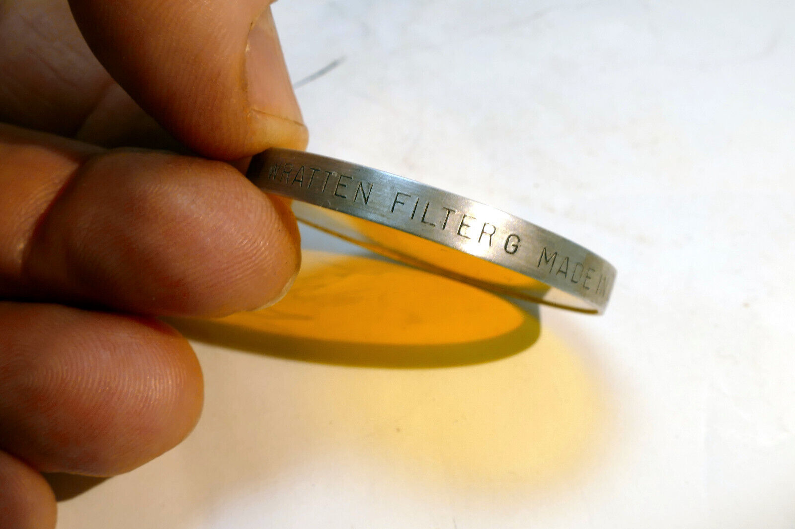 Kodak Wratten Yellow 2 Filter series 6 VI Drop in type - coating separation