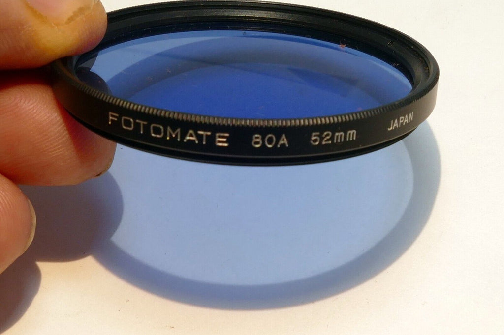 Fotomate 52mm Filter  80A  Blue made in Japan