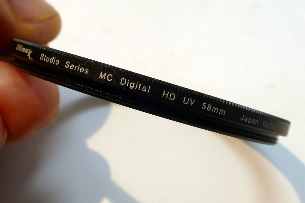 Ultimax UV 58mm Lens Filter Haze slim profile wide angle lenses Studio series