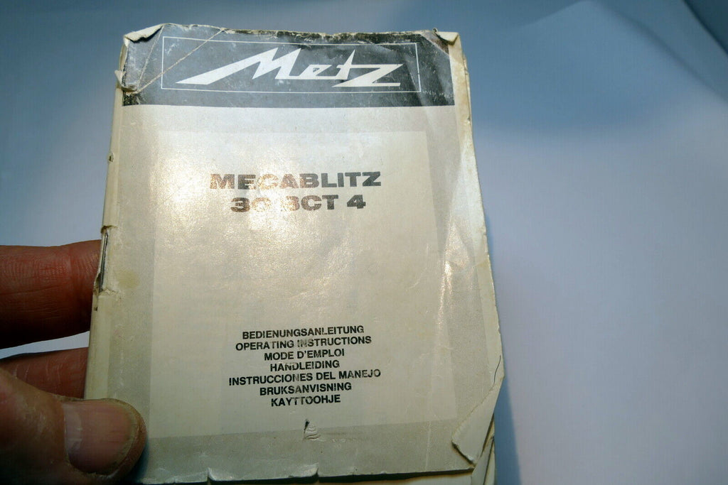 Mecablitz 30 BCT 4 german Deautche Ausgabe bedienungsanleitung guide manual book