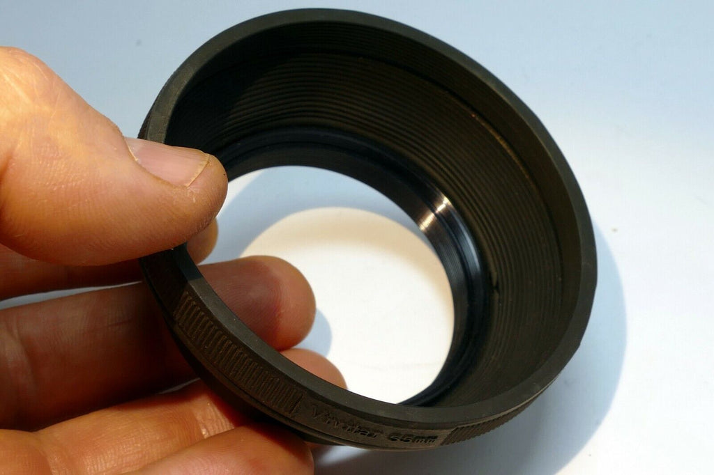 Vivitar 55mm Rubber Lens Hood Shade double threaded