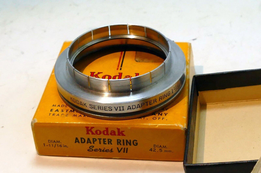 Kodak series VII 7  1 11/16" 42.5mm Adapter ring w/ retainer ring Filter Holder