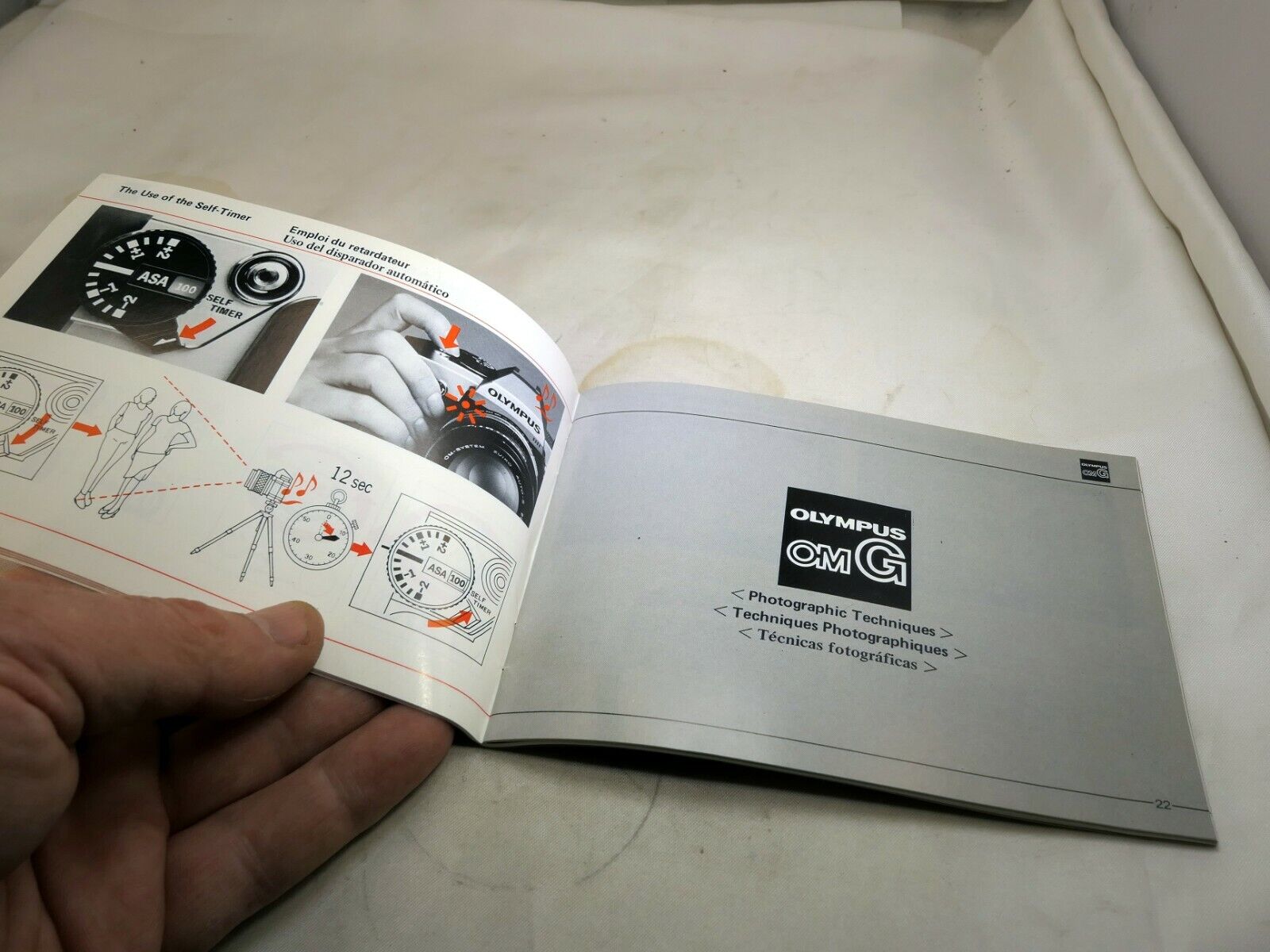 OLYMPUS OMG OM-G Camera Manual instructions Owner Guide Genuine