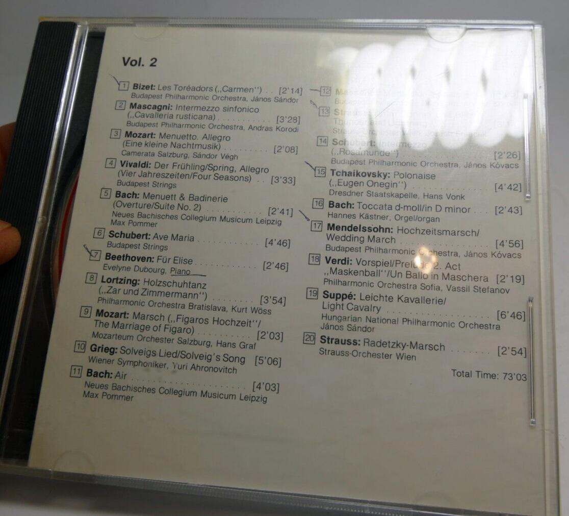 100 Meisterwerke Masterpieces Vol. 1 Classical Music Delta 1988 Rossini Straus