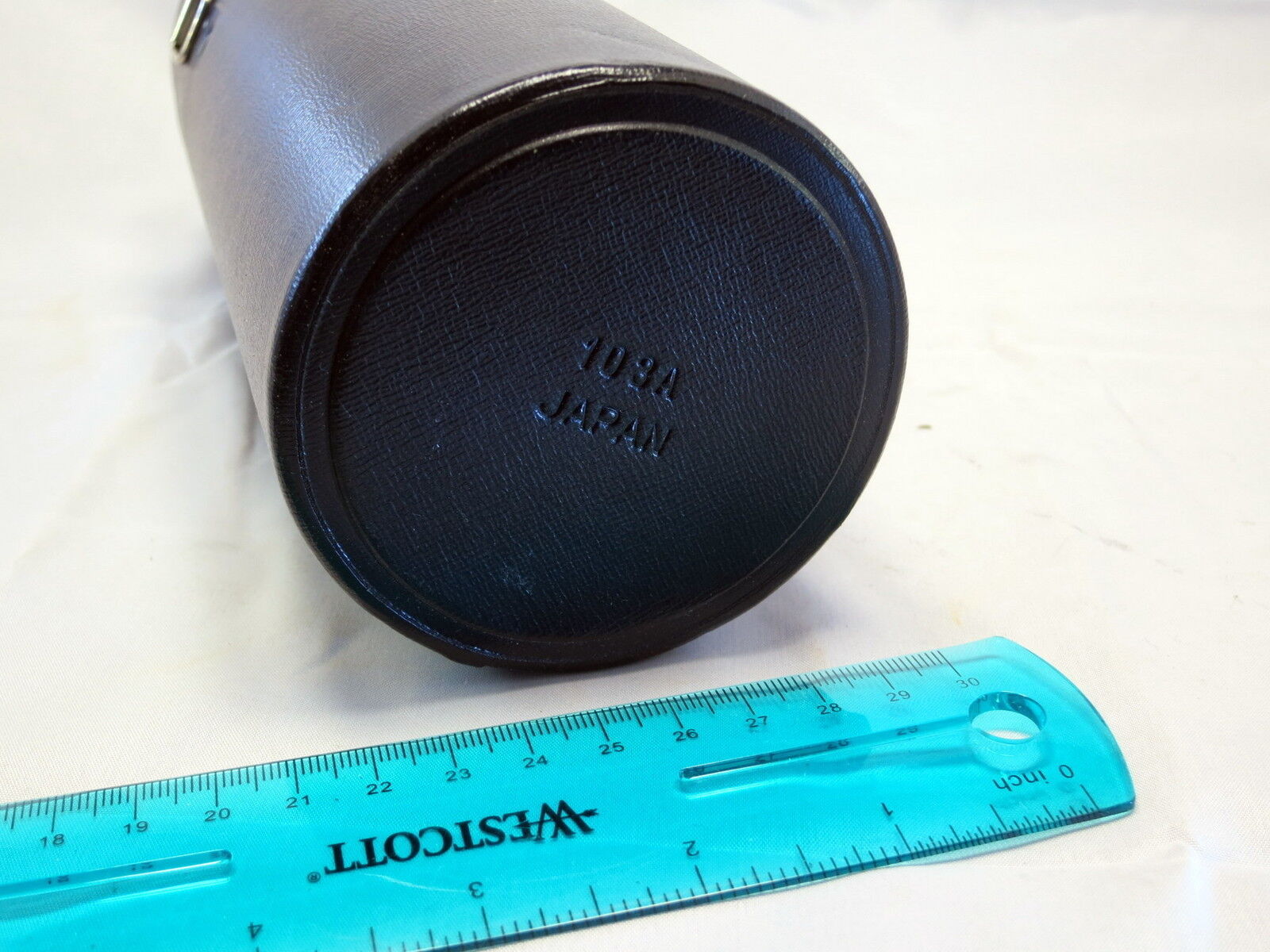 Tamron 80-210mm F/3.8-4 Adaptall2 Black Lens Hard Case 8"t x2.5"w 103A 7.5X3"