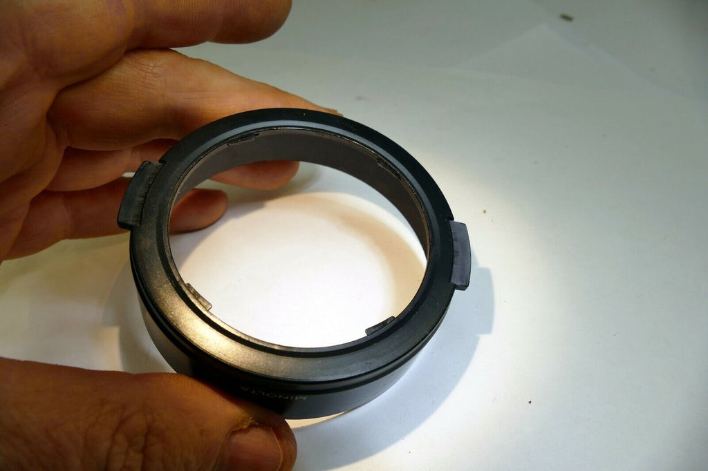 Minolta 55mm Lens Hood snap on for 35-135mm f3.5-4.5 MD Rokkor