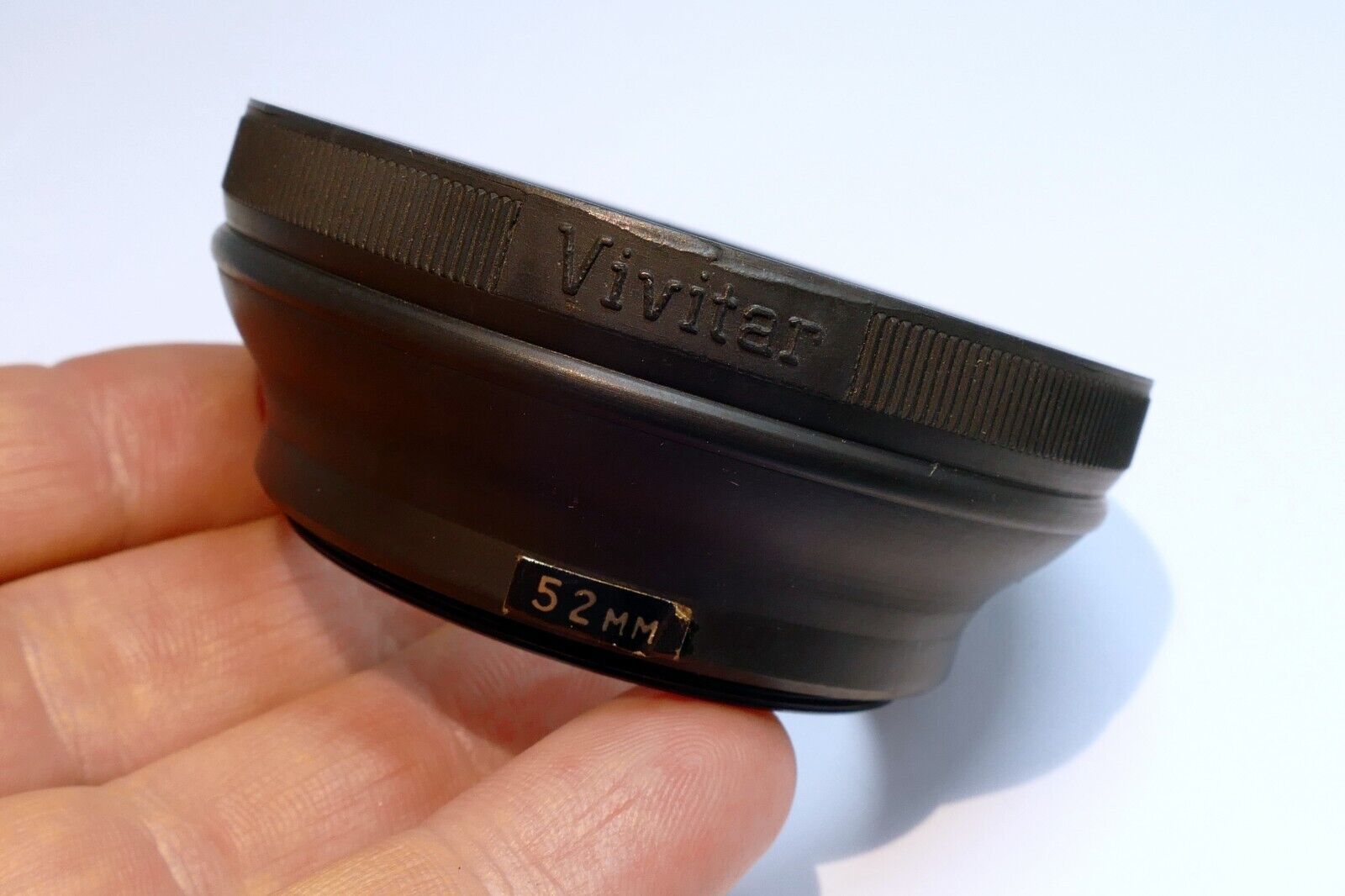 Vivitar 52mm  Rubber Lens Hood Shade collapsible for  50mm f1.4 f1.7