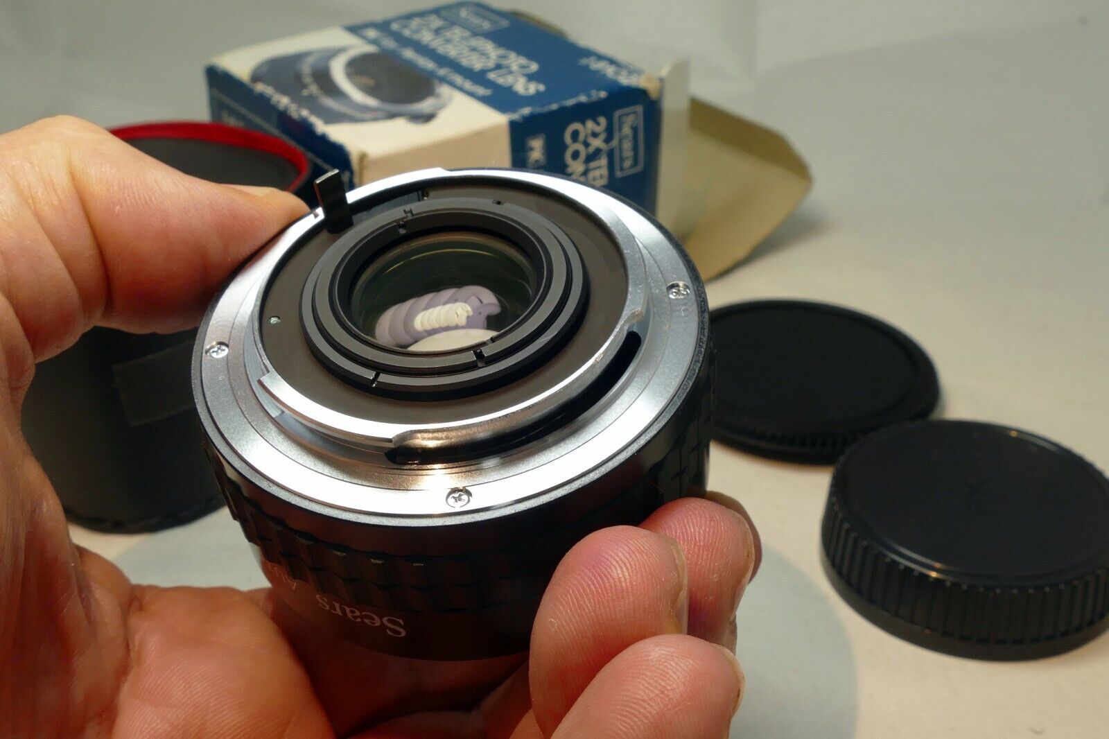 Sears Multi-Coated 2X Lens teleconverter for Pentax K PK mount manual focus
