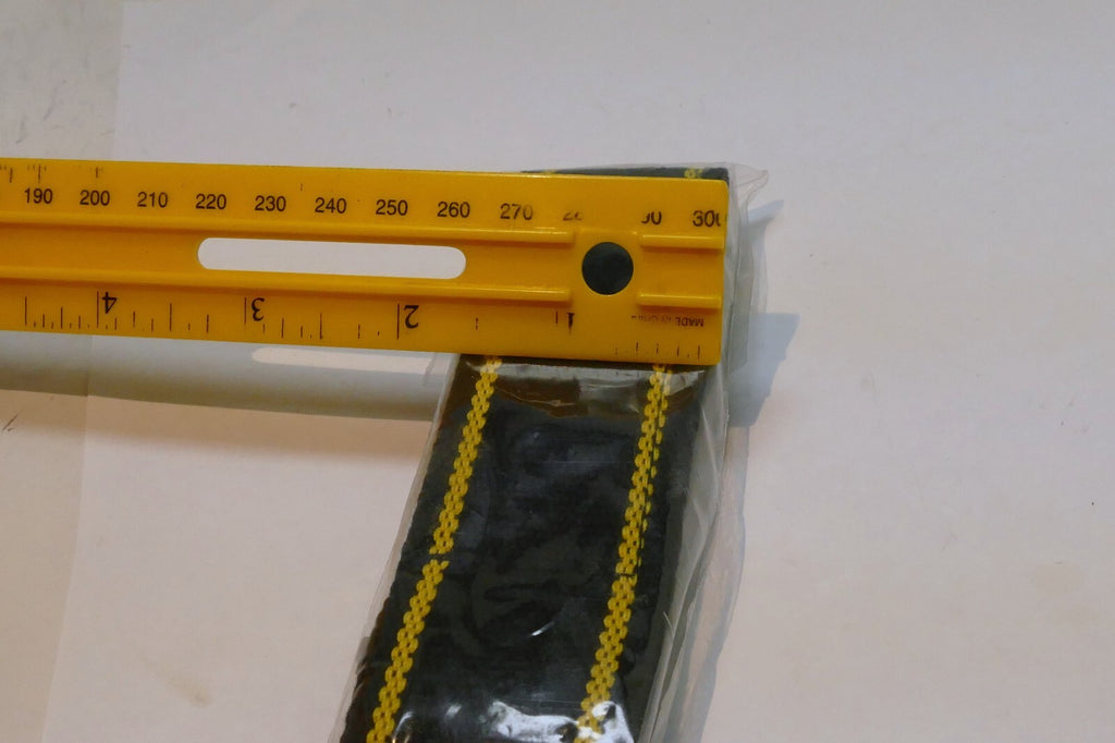 4cm wide Camera Neck Strap Yellow-Black Stripes - New
