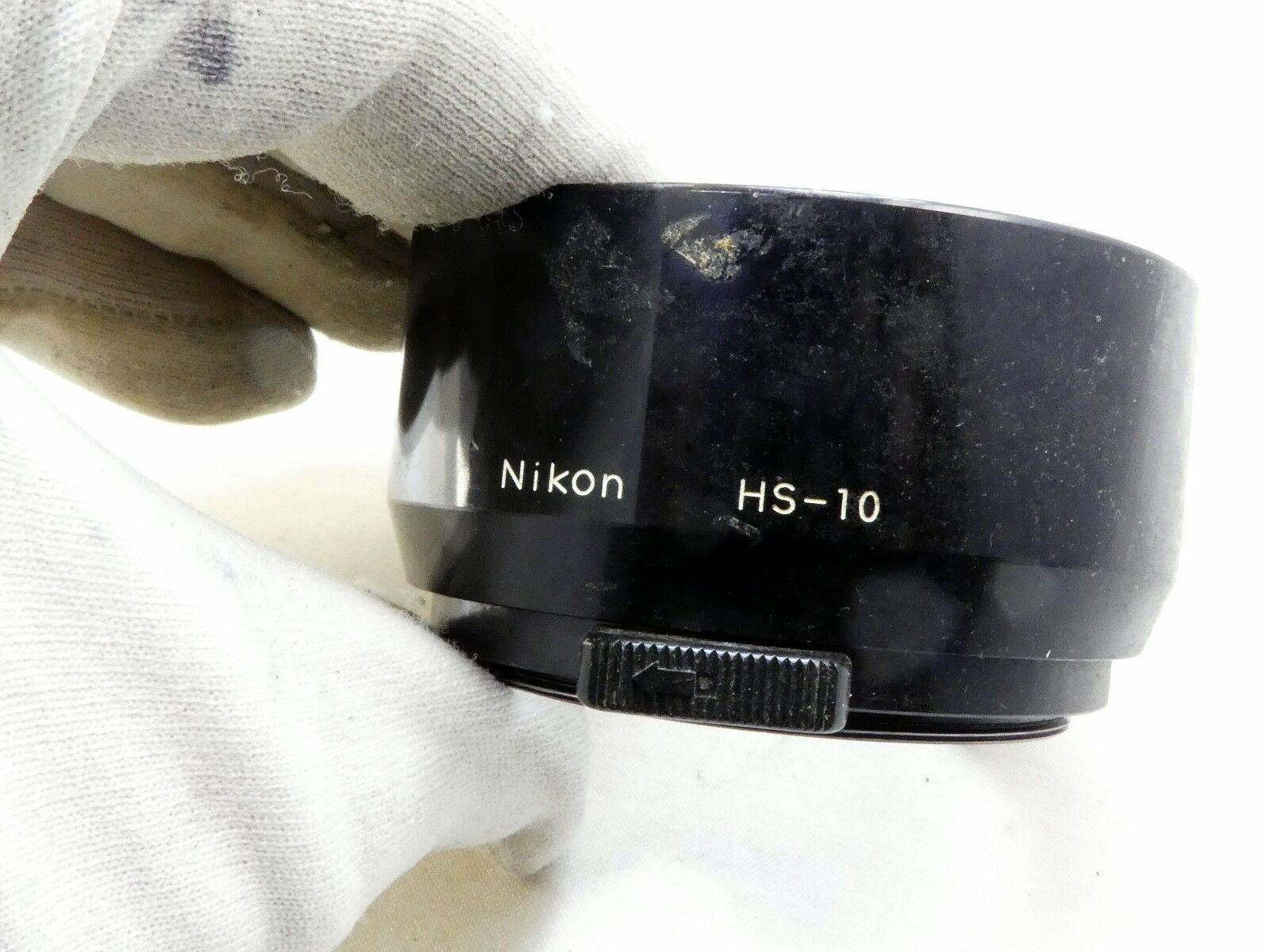 Nikon HS-10 Hood Shade Metal clip on for 135mm f3.5 85mm f2.0 105mm Genuine EOM
