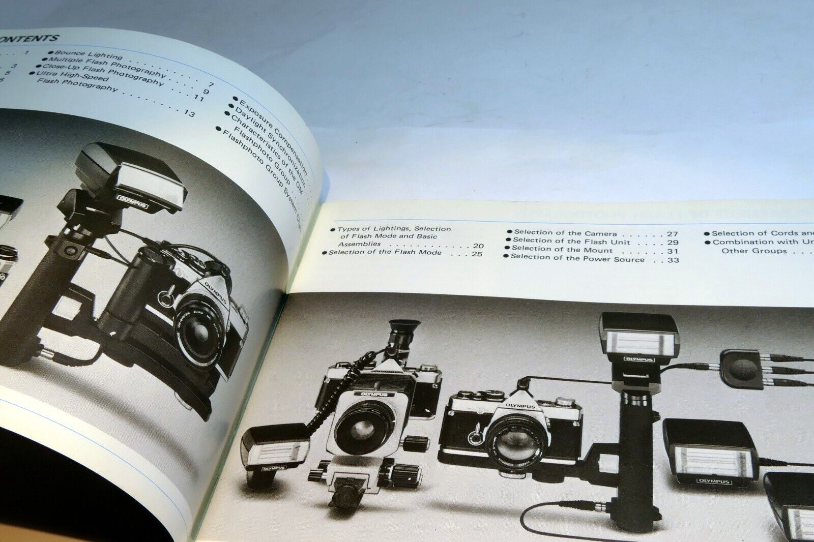 Olympus OM T32 T20 Flash Flash group sales brochure