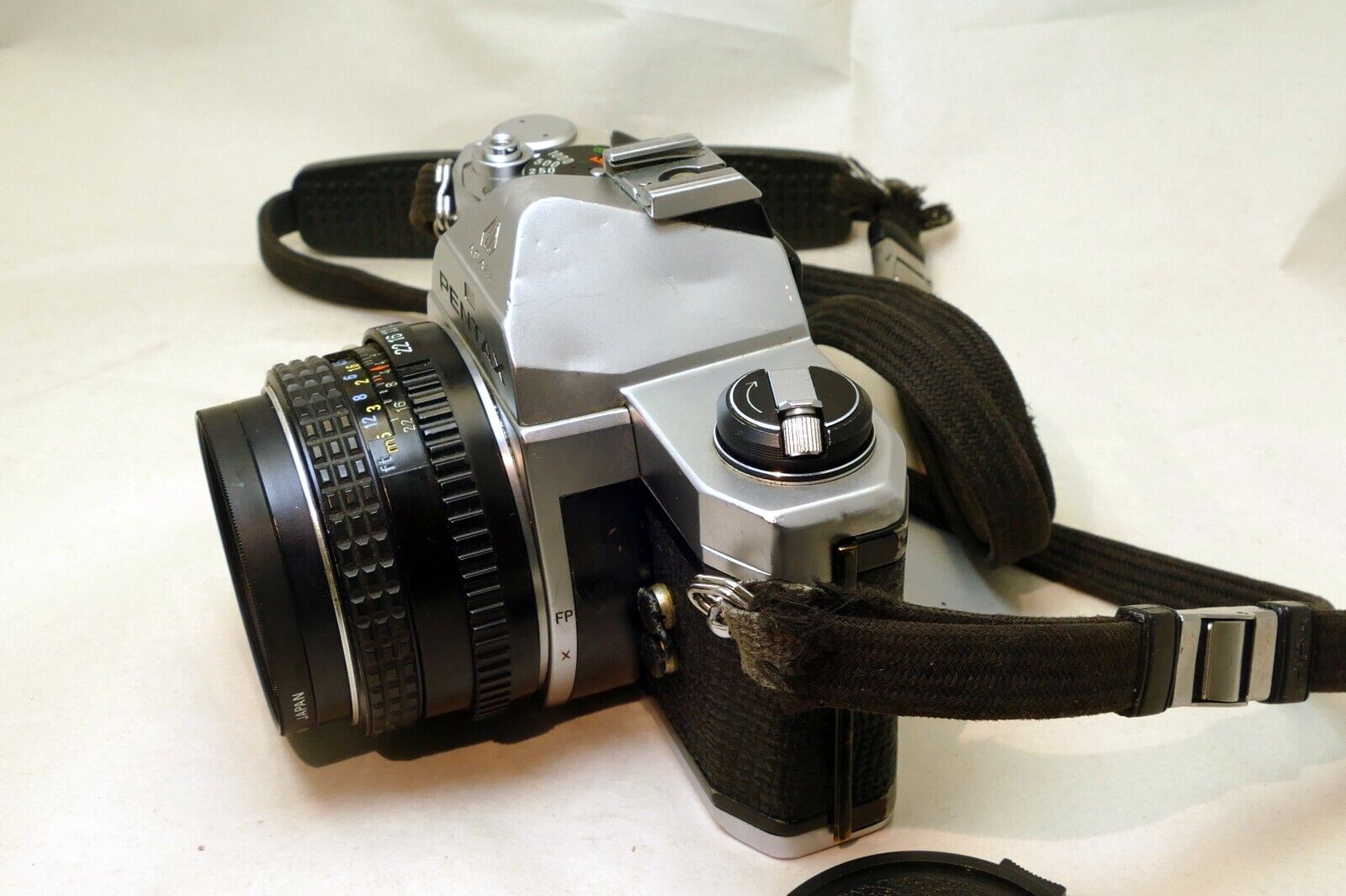 Pentax MX 35mm SLR Camera Kit w/ 50mm SMC F2 PK Lens - 3 F stops overexposes