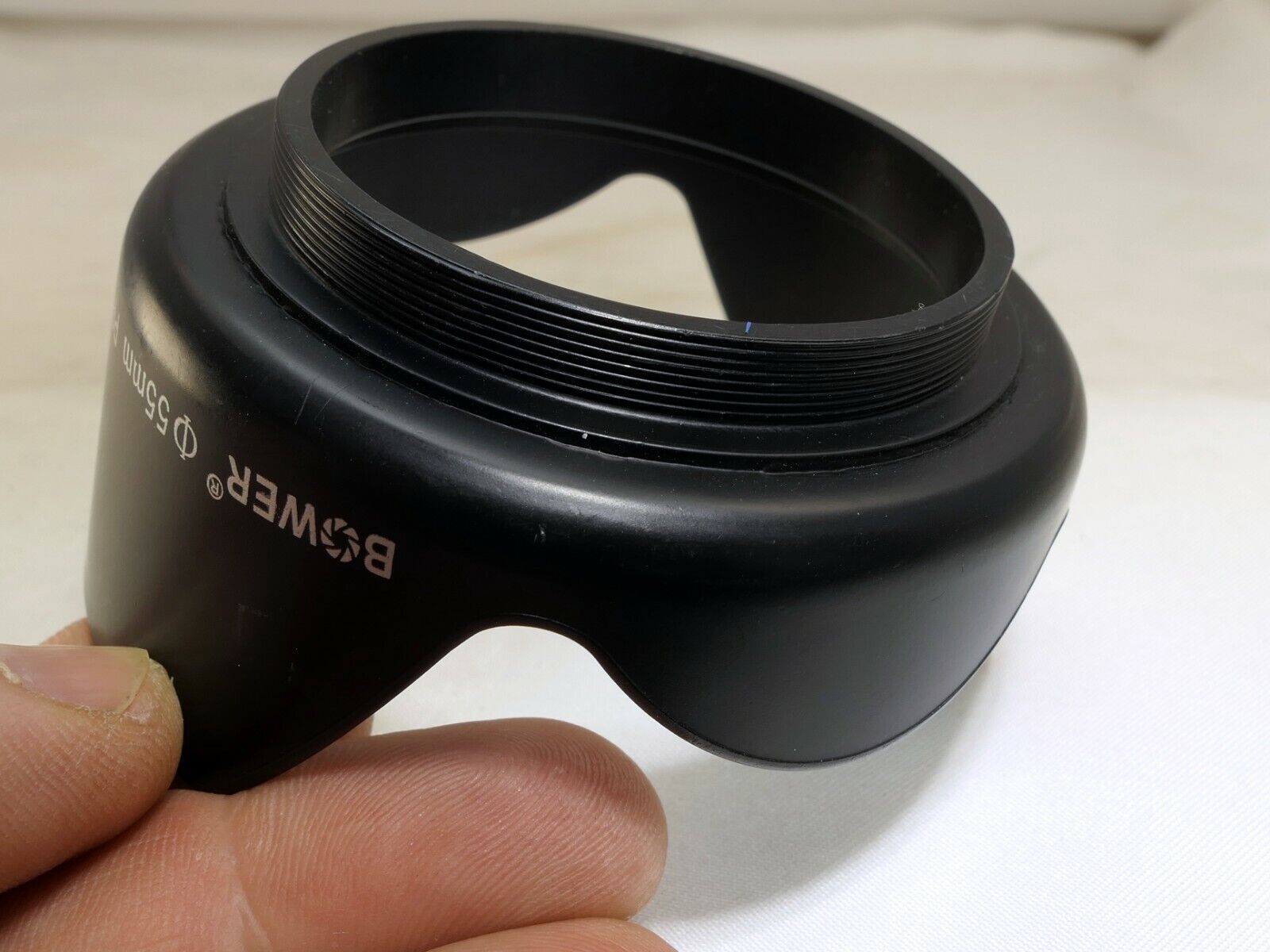 Bower 55mm Pro Petal  Lens Hood Shade (missing locking ring) screw in type